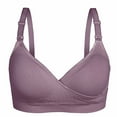 thumbnail image 2 of Christmas! Ohufall Nursing Bras Ladies Comfortable Breathable No Steel Ring Front Buckle Breastfeeding Bra Woman Underwear, 2 of 9