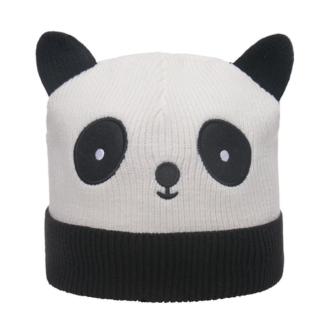 Gorro de invierno Panda Anime tejido cálido de 56 a 60 cm
