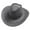 Grey, variant on Prolriy Cowboy Hat Men, Women Men Summer Western Cowboy Hat Shapeable Wide Brim Sun Hat, Hats for Men Black One Size