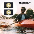 thumbnail image 3 of 2 uds latón Kayak Slide Rail Nut Hardware canoa caña de pescar Rod soporte Base Likrtyny 6wh2ps6jw4tz1ex7, 3 of 9
