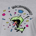 thumbnail image 3 of Invader ZIM - GIR Eating Candy - WHACHOOSAY - Juniors Cropped Cotton Blend T-Shirt, 3 of 5