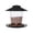 Black, variant on Outdoor Hanging Cover Type Automatic Bird Feeder, Waterproof Squirrel-Proof Wild Bird Feeder for Garden Yard Outside