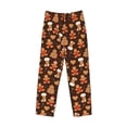 thumbnail image 6 of Goofa Christmas Gingerbread Cookies Pattern Printed Soft Pajama Pants for Men, Wide Leg Comfy Casual Lounge Yoga Pants-, 6 of 9