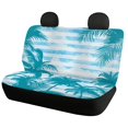 thumbnail image 5 of CHAQLIN Palm Tree Stripe Full Wrap Rear Seat Cushion Covers for Automotive Car Interior, Non-Slip Rear Seats Protectors Elastic Edge Rear Bench Seat Covers, 5 of 7