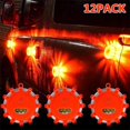 thumbnail image 2 of Luz de advertencia LED de 1/2/3/4/6/8/10/12 piezas, batería integrada, 9 modos de seguridad, lámpara intermitente de emergencia, luz estroboscópica portátil, 2 of 4