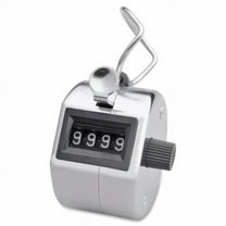 Kieccall Portable 4-Digit Metal Tally Counter - Handheld Clicker for Lap Counting - Durable Design for Sports, Fitness & Event Tracking