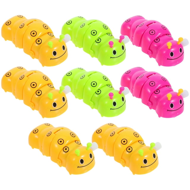piezas de oruga de cuerda, juguete educativo para niños (color aleatorio)