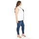thumbnail image 2 of Chaleco elegante con cinto Roman Fashion /Tallas Extras, 2557 (Ivory) blanco 38, 2 of 5