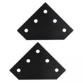 thumbnail image 1 of Soporte de Placa de Unión de Placa de Unión de 2x 5 Orificios para Accesorios de Impresora 3D 5 Orificios en Forma de L 5 piezas, 1 of 8