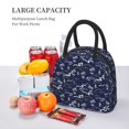 thumbnail image 5 of Rocae Hawaiian Style for Leakproof Lunch Box for Adults, Wide Opening Lunch Tote Bag, Reusable Lunch Cooler Bag, 5 of 6