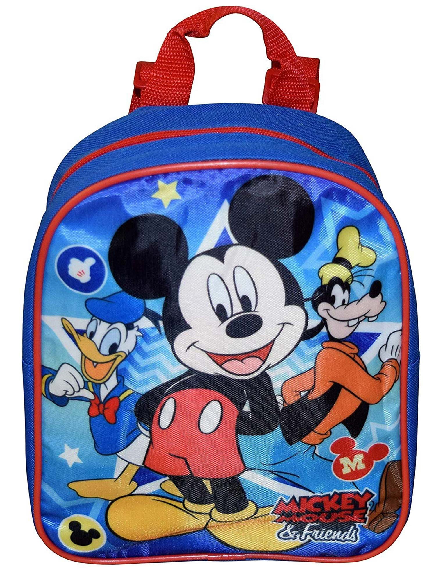 Disney Mickey Mouse 11" Backpack Preschool School Toddler Kids Book Bag Blue NEW 