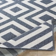 thumbnail image 5 of Mark&Day Outdoor Rugs, 4x6 Maya Modern Indoor/Outdoor Charcoal Area Rug, Non Shedding Grey White Carpet for Patio, Porch, Deck, Bedroom, Living Room or Kitchen (3'7" x 5'7"), 5 of 8