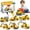 Yellow-A, variant on Sunforu 7-in-1 Construction Toys for Boys, Take Apart Toys Set with Drill, Cement Mixer, Loader, Roller, Digger, Cutter, Excavator & More, STEM Building Toys Gift for 3 4 5 6 7 8 Year Old Boy & Girl