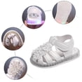 thumbnail image 6 of Duqingm Girls Summer Sandals Boys Girls Sandals Open-Toe Summer Outdoor Unisex Child Sport Sandals Athletic Lightweight White,4.5, 6 of 7