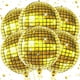 thumbnail image 1 of Globos con forma de bola de discoteca Katchon Big Gold de 22 pulgadas, paquete de 6, 1 of 9
