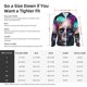 thumbnail image 5 of Fotbe Modern Abstract Colorful Skull B Chaqueta con Protección Solar UPF 50+ para Hombre y Mujer, Camisa con Capucha y Bolsillos-X-Large, 5 of 7