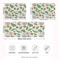 thumbnail image 4 of Beach Coconut Pattern Pillowcase King Size 40''x20'' Satin Double-Sided Print Soft Wrinkle Resistant, 4 of 9