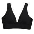 thumbnail image 4 of bnaln Push Up Bras for Women No Underwire Brassiere V Neck Inbarely Bra Gathering Cup Bralettes Sport Yoga Vest Comfortable Camisole Everyday Underwear, 4 of 6