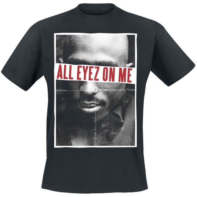 Tupac Shakur - Camiseta All Eyez On Me de Algodón para Adultos Unisex (Negro)