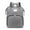 Gray, variant on IMossad Portable Folding Bed Backpack for Mom & Baby - Waterproof Large Capacity Diaper Bag with Insulated Pocket, Machine Washable & Stroller Hook