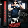 thumbnail image 3 of RDX Punching Bag 60lb, 80lb, Leather Adult Punch Bag and Boxing Gloves, 4ft,Red, 3 of 7