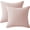 Pink, variant on 18x18 Throw Pillow Covers Set of 2, Decorative Boho Covers for Bed, Couch Fluffy Pillow Cover for Living Room, Neutral Home Décor Accent for Sofa - Cream