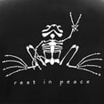 thumbnail image 4 of Peace Frogs Adult Rest In Peace Short Sleeve T-Shirt, 4 of 4