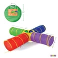 thumbnail image 2 of 4-Way Play Tunnel Tent For Kids To Crawl Through 8 Feet - Kids Play Tunnels For Toddlers Indoor/Outdoor Fun For Kids, Dogs Tunnel Ball Pit Kids Pop Up Play Tent Tunnel Foldable Into A Carrying Bag, 2 of 8
