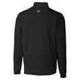 thumbnail image 3 of Men's Cutter & Buck  Black Detroit Lions Traverse Stretch Quarter-Zip Top, 3 of 3
