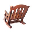 thumbnail image 2 of PENIKOKO 1 Pce Modèle de Mini Chaise Brun pour Déco Maison et Collectionneurs 5.7*2.6 Po, 2 of 8
