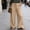 Khaki, variant on Cagogo Women Plus Size Wide Leg Elastic Waist Flowy Pants with Pockets Casual Loose Long Trousers for Workout Beach Lounge Summer, White 2XL