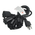 thumbnail image 6 of Strhowill NEMA 5-15P to NEMA 4 x 5-15R 1 to 4 Outlet Power Cord Splitter Extension Cable, 3 Prong Heavy Duty Indoor Outdoor Cable Strip Outlet Saver, 6 of 6