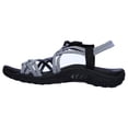 thumbnail image 2 of Sandalia deportiva Skechers Reggae-irie MON para mujer, color blanco y negro, 2 of 3