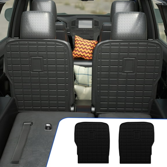 Back Seat Protector for 2020-2025 Kia Telluride 7 Seats 2nd Kick Mat Back Seat Cover Backrest Mats All Weather 2024 Telluride Accessories