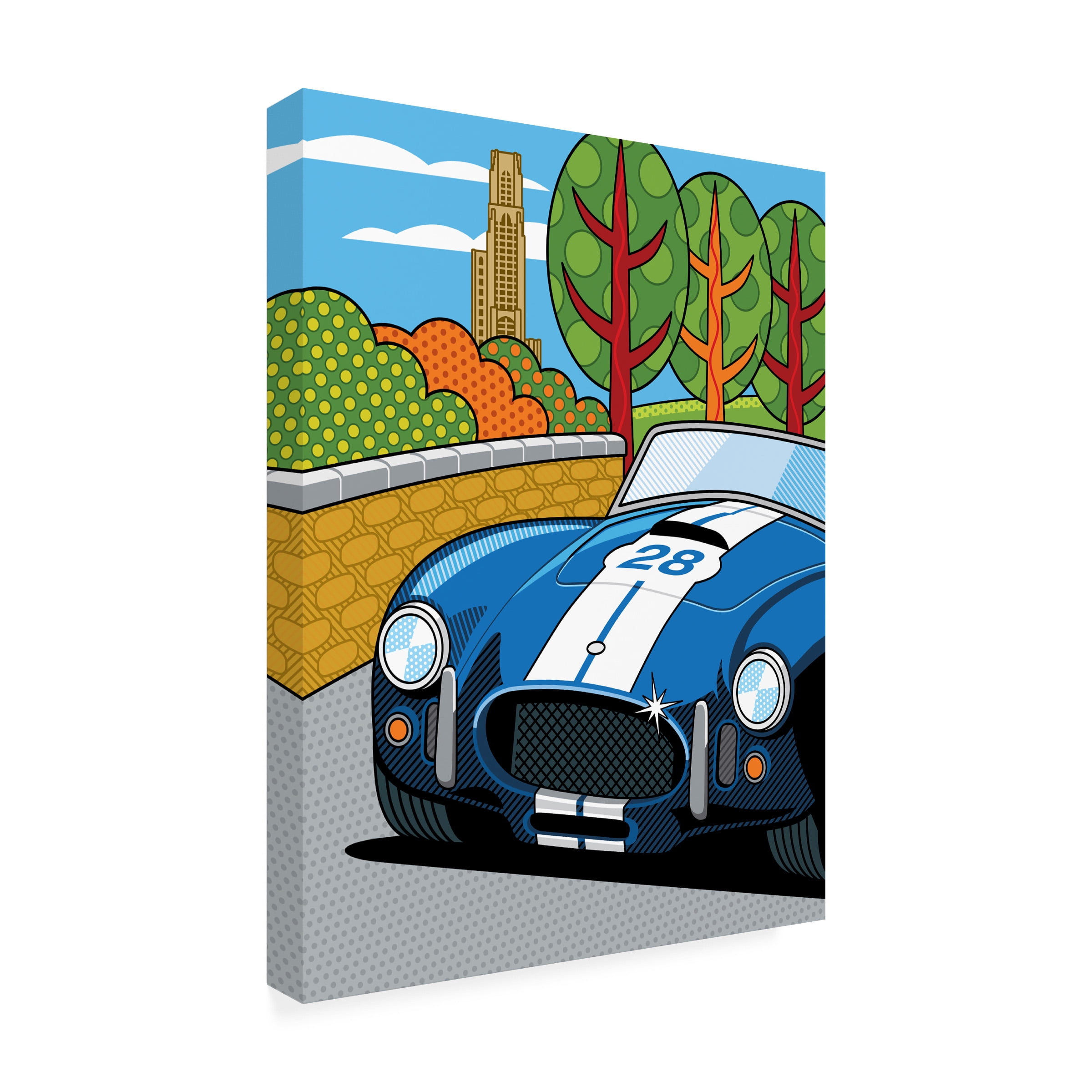 Ron Magnes 'Pittsburgh Vintage Grand Prix' Canvas Art