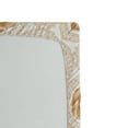 thumbnail image 2 of Flower Fitted Sheet, Vintage Rose Pattern Baroque Inspired Dated Royal Circle Ornate Motifs Print, Soft Decorative Fabric Bedding, Full Size, Pale Brown White, by Ambesonne, 2 of 2