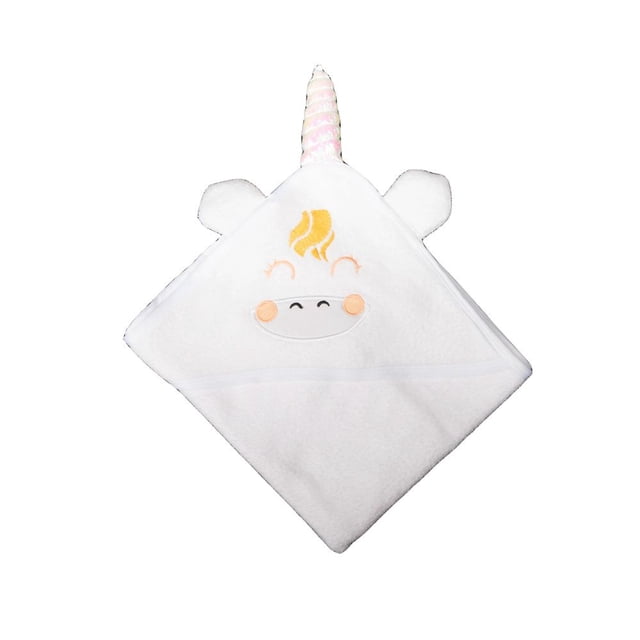 Toalla de Baño 3D con Capucha Unicornio Babies and Kiddies 90 x 90 cm