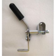 New Solutions WL010P 8 x 10 x 3 in. E&J Wheel Lock Det for Wheelchair, Chrome - Set of 2