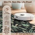 thumbnail image 6 of Design&I 8'x10' Washable Area Rug Asian Oriental Plum Branch And Lotus Scroll Chinoiserie Floral Birds Playful for Dining Room, Large Office, Lounge, Snag-Free, 6 of 7