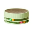 thumbnail image 1 of Cat Scratching Board Toy High Density Scratch Resistant Interactive Round Scratcher Cat Toy with Catnip for Cats Green, 1 of 5