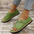 thumbnail image 4 of UP to 65% off Sandals for Women, Xunlbb Women's Fashion Casual Summer New Large Size Flat Open Toe Casual Beach Wedge Slippers(Green,Size:38), 4 of 9