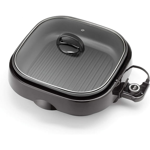 Aroma Grillet Electric Contact Grill - 3-in-1, Non-Stick, Portable