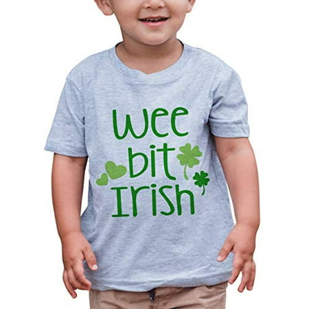 

7 ate 9 Apparel Kids Wee Bit Irish St. Patricks Day T-Shirt Green