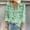 Green, variant on Bzhegqhd Women's Long Sleeve Summer V Neck Sexy Casual Regular Printed Blouse