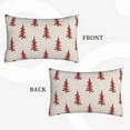 thumbnail image 3 of Christmas Pillow Covers 12x20 Set of 2, White Red Chirstmas Tree Decorations Throw Pillow Covers Outdoor Winter Holiday Farmhouse Xmas Cushion Case Linen Square for Home Couch Sofa, 3 of 6