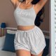 thumbnail image 4 of Conjunto de Pijamas Gibobby para mujer talla grande gris, 4 of 5