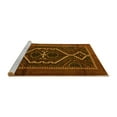 thumbnail image 2 of Ahgly Company Machine Washable Indoor Rectangle Persian Yellow Traditional Area Rugs, 2' x 5', 2 of 4