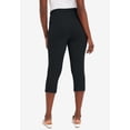 thumbnail image 3 of Jessica London Women's Plus Size Everyday Stretch Cotton Capri Legging, 3 of 6