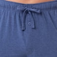 thumbnail image 4 of Fruit of the Loom Men's Extended Sizes Jersey Knit Sleep Pajama Lounge Pant - Navy Heather, 4 of 7