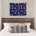 thumbnail image 4 of Goofa Skull flower leaf purple Pattern Wall Tapestry for Bedroom ,29x37 Inch Tapestry Wall Hanging Bedspread Tapestry Boho Tapestry, 4 of 8